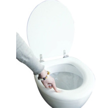 Abattant WC ADOB Premium Soft blanc, rembourré-thumb-0