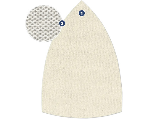 Nahaufnahme einer Textiltapete mit Struktur