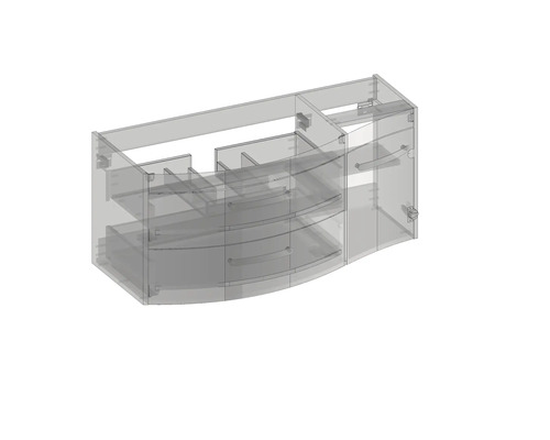Waschtischunterschrank mit Schubladen und Stauraum