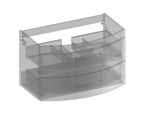 Meuble sous-lavabo avec tiroirs