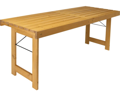 Gartentisch aus Holz mit klappbaren Beinen