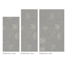 Panneau mural de douche mySpotti Shower Misaki fleurs 210 x 100 cm SH-210100-1749-HB