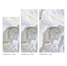 Panneau mural de douche mySpotti Shower Stig optique marbre 255 x 100 cm SH-255100-1778-HB
