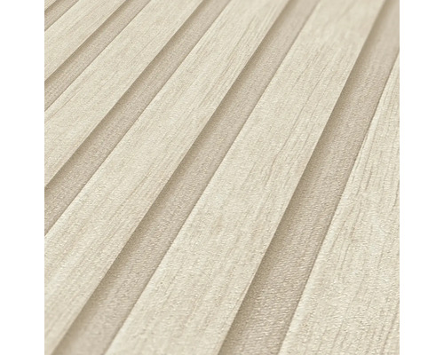 Tapete mit Holzoptik und Streifenmuster