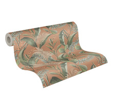 Rouleau de papier peint à motif de feuilles