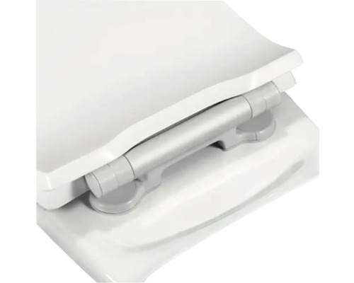 Abattant de WC en plastique avec fixation