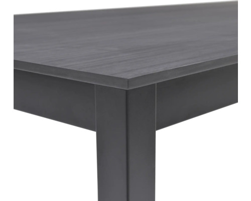 Vue détaillée d''une table avec plateau et pied de table