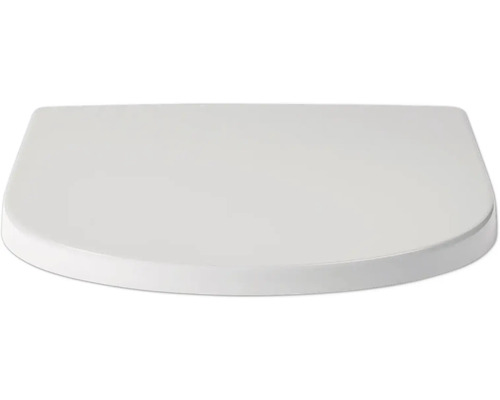 Weißer WC-Sitz in D-Form