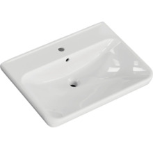 Badmöbel-Set Pelipal Sunline 105 BxHxT 69 x 200 x 48,5 cm Frontfarbe Eiche riviera mit Keramik-Waschtisch Waschtischunterschrank und Spiegelschrank mit LED-Beleuchtung