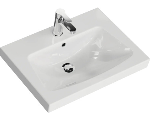 Waschtisch mit Armatur für das Badezimmer