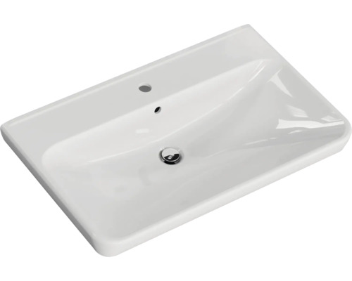 Lavabo rectangulaire en céramique
