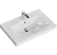 Vasque en céramique avec robinet