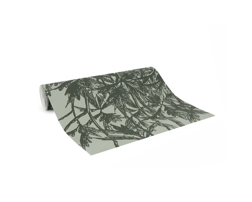 Rouleau de papier peint avec motif de plantes