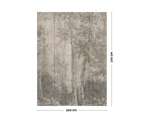 Vliestapete mit Waldmotiv, Maße 200 cm x 270 cm