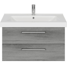 Waschtischunterschrank mit zwei Schubladen und Waschbecken