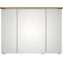 Spiegelschrank mit drei Türen und Holzablage