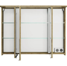Spiegelschrank mit Regalböden und Steckdose