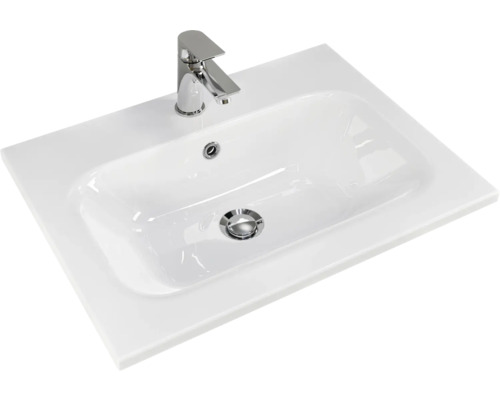 Aufsatzwaschbecken mit Armatur für das Badezimmer