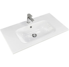 Badmöbel-Set Pelipal Sunline 121 BxHxT 81 x 74 x 46 cm Frontfarbe anthrazit mit Mineralguss-Waschtisch und Waschtischunterschrank 3 Schubkästen