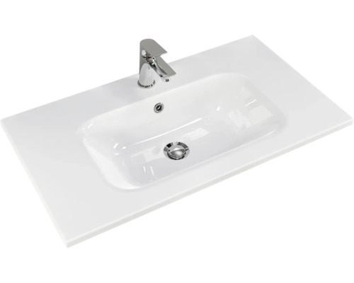 Plan vasque avec robinet