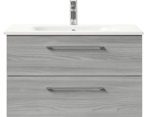 Waschtischunterschrank mit zwei Schubladen, Waschbecken und Armatur