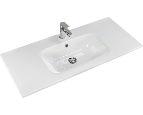 Plan de toilette avec vasque et robinetterie