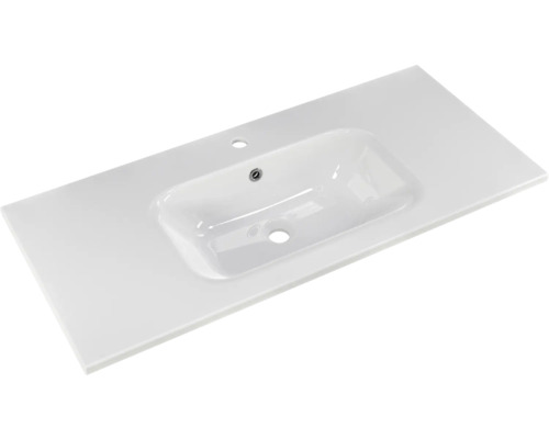 Vasque en céramique de forme rectangulaire