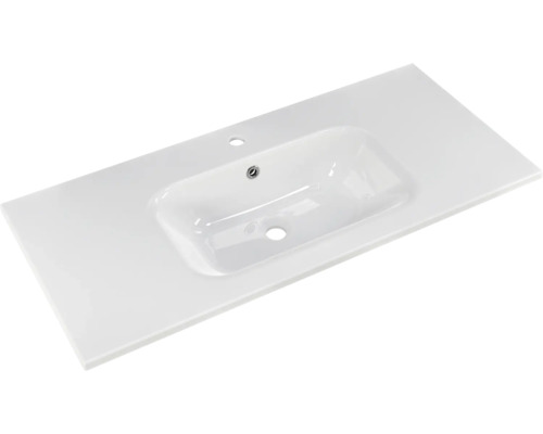 Plan de toilette avec lavabo intégré
