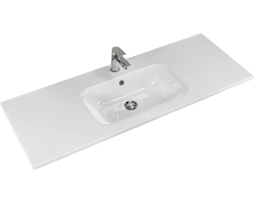 Plan de toilette avec vasque et robinetterie