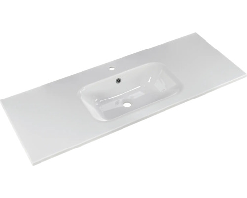 Plan de toilette en céramique sanitaire avec vasque rectangulaire