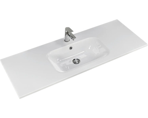 Vasque à poser en céramique sanitaire avec robinet