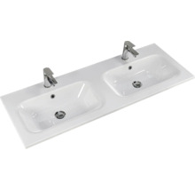 Badmöbel-Set Pelipal Sunline 121 BxHxT 121 x 200 x 46 cm Frontfarbe anthrazit mit Mineralguss-Doppelwaschtisch Waschtischunterschrank und Spiegelschrank mit LED-Beleuchtung