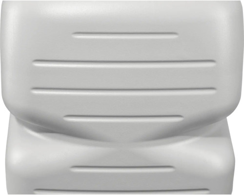 Vue détaillée d''un couvercle de toilette en plastique