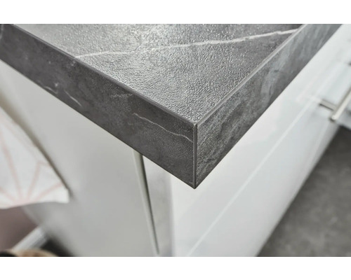 Gros plan d''un plan de travail avec aspect pierre