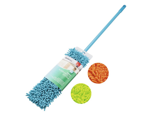 Bodenwischer mit Chenille-Bezug und Teleskopstiel