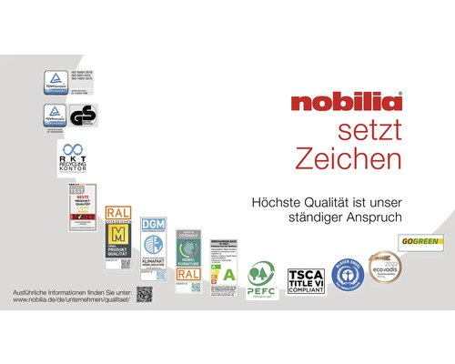 Nobilia setzt Zeichen: Zertifizierungen und Gütesiegel für Möbel