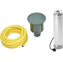 Cuve à enterrer 4rain paquet complet confort jardin FLAT XL 14 000 l (livraison franco bord de trottoir non déchargée)