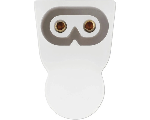 Prise pour luminaires à deux broches