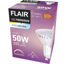 Ampoule réflecteur LED FLAIR à intensité lumineuse variable PAR16 GU10/4,5W(50W) 345 lm 4000 K blanc neutre transparent 36°-thumb-6
