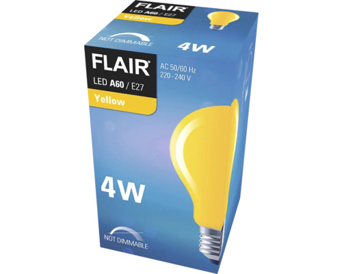 Emballage d''une lampe LED Flair A60/E27 4 watts non dimmable
