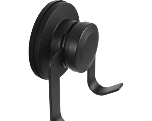 Schwarzer Doppelter Kleiderhaken zur Wandmontage