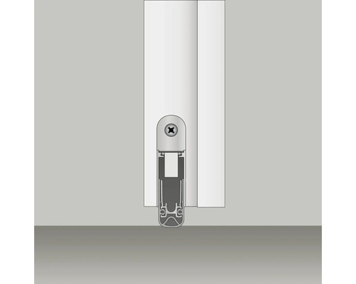 Joint de porte automatique monté sur une porte