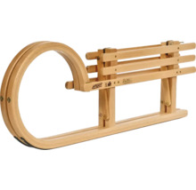 Luge en bois avec dossier