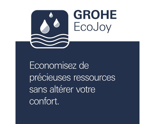 Symbole Grohe EcoJoy pour économiser l''eau