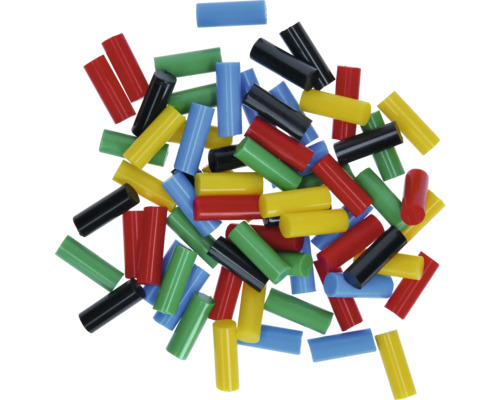 Bâtonnets en bois multicolores pour bricolage et jeux pour enfants