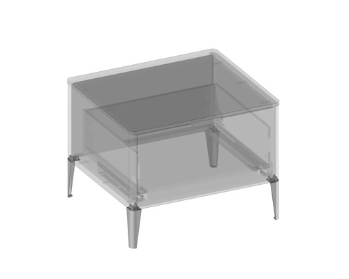 Table d''appoint avec quatre pieds