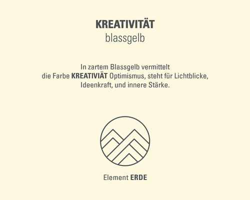 Symbol Element Erde für Kreativität