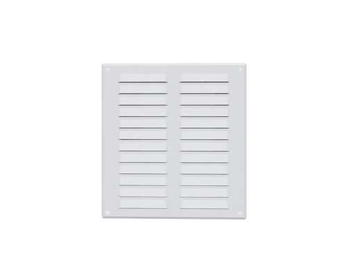 Quadratisches Lüftungsgitter mit Lamellen