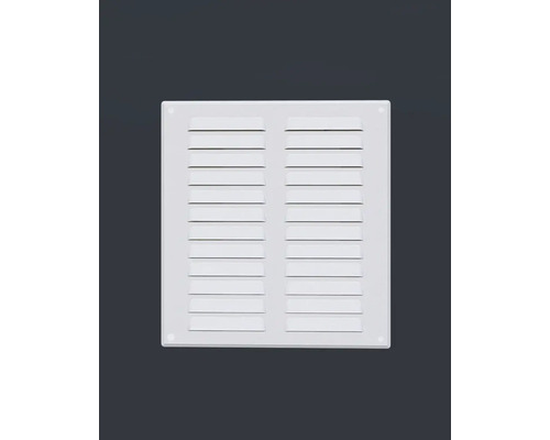 Cache de ventilation carré avec lamelles