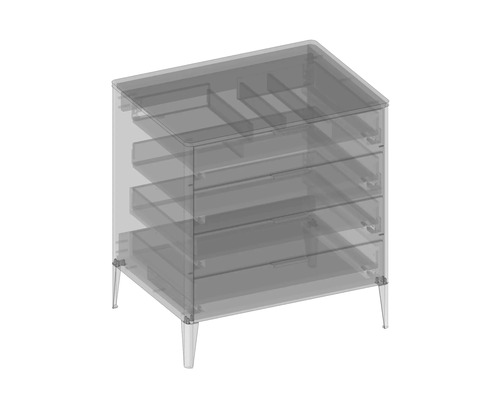 Commode à quatre tiroirs